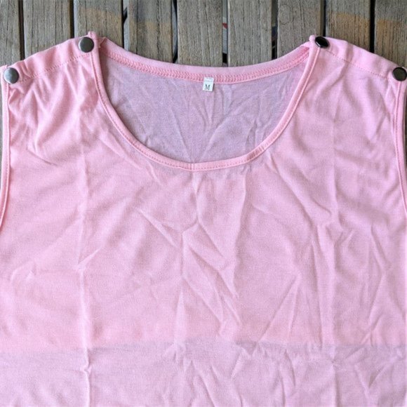 Pink Sleeveless Nursing Top M (NWT) - Picture 3 of 11